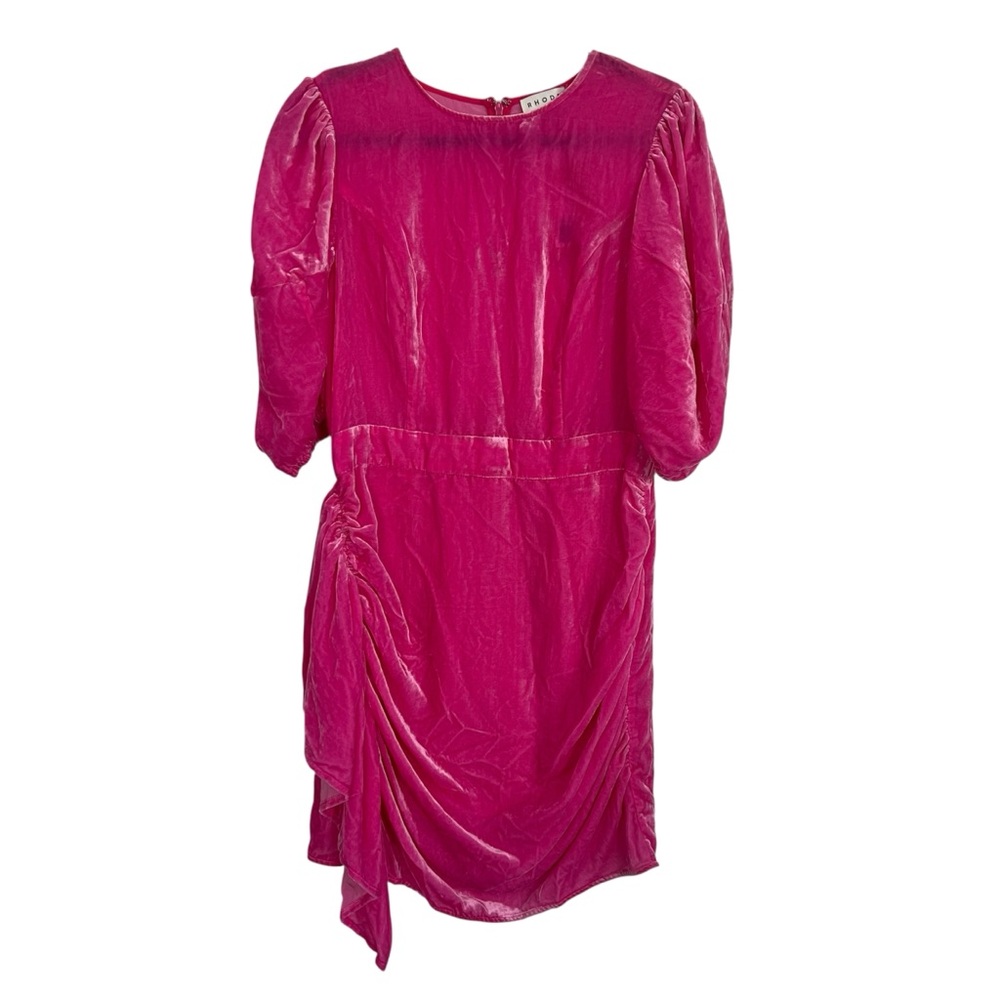 RHODE Pia Velvet Mini Dress in Jaipur NWT - Picture 5 of 8